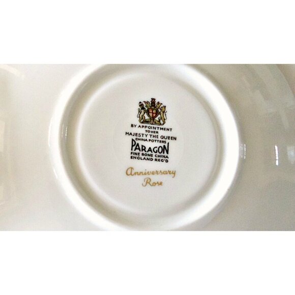 Vintage Paragon Tea Cup and Saucer Anniversary Rose Gold Gild Teacup Vintage - Picture 7 of 7